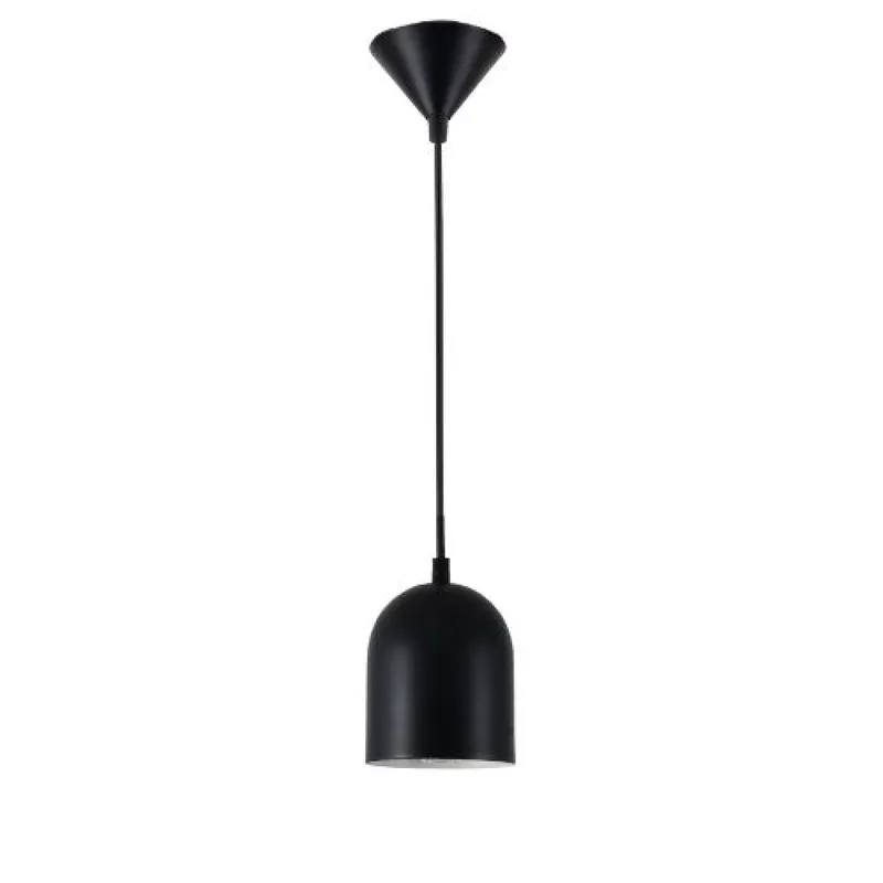 Luminaria Colgante Dalu Negra ø 10 cm en Negro - Lámparas colgantes, Uruguay | Serlux