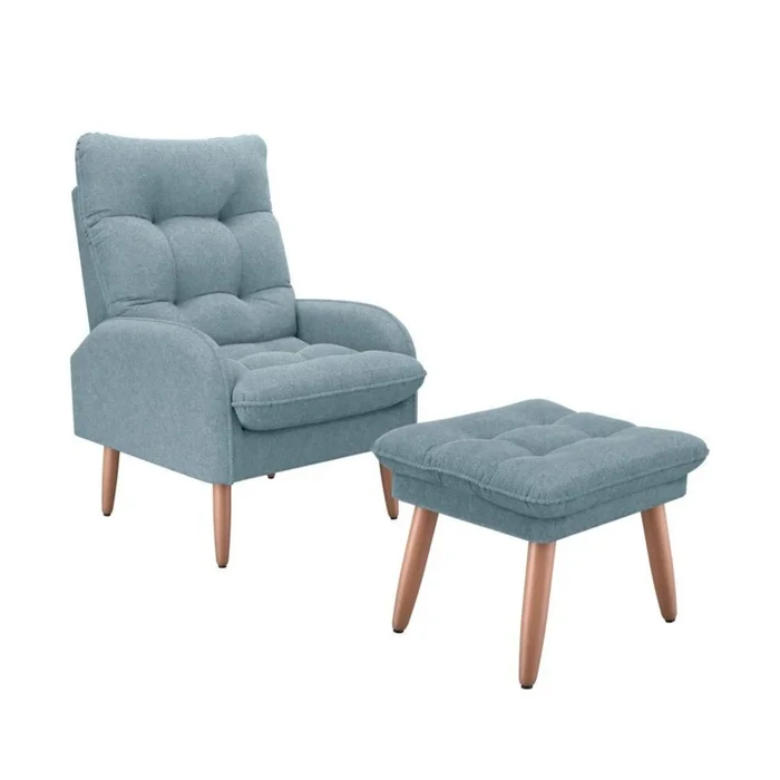 Kit Poltrona + Puff Relax - Gris en Gris - Sillones y sofás, Uruguay | Ecowood, vista 2