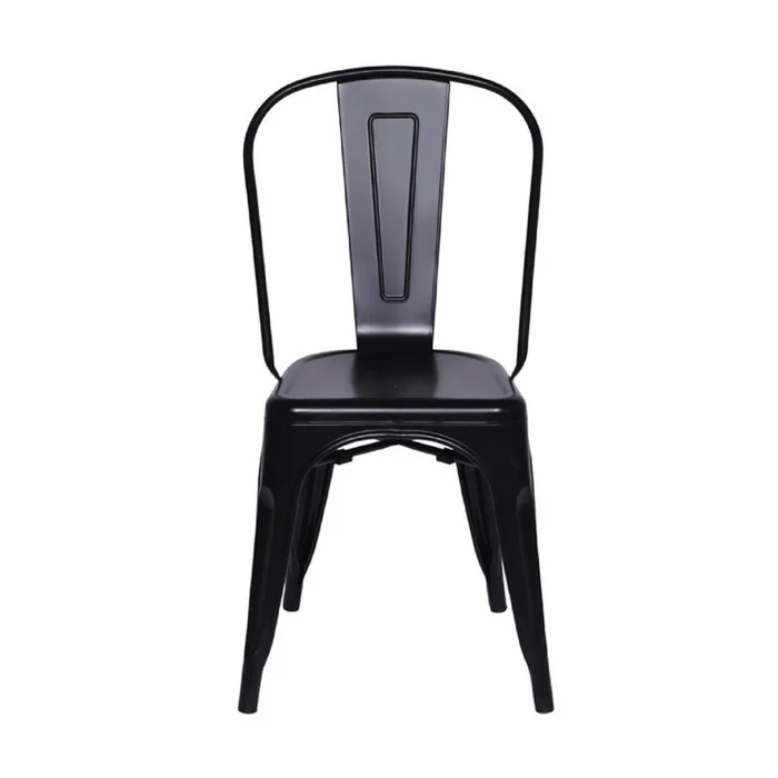 SILLA TOLIX NEGRA METAL COMEDOR en Negro - Sillas, Uruguay | Decohogar, vista 2