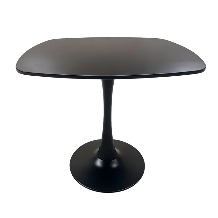 Mesa De Comedor Mdf Negro Tulip Cuadrada en Negro - Mesas de comedor, Uruguay | Divino, vista 2