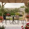 Silla Símil Rattan y acero clásica - Beige en Beige - Muebles para el exterior, Uruguay | Rústico Hogar, vista 2 de 2