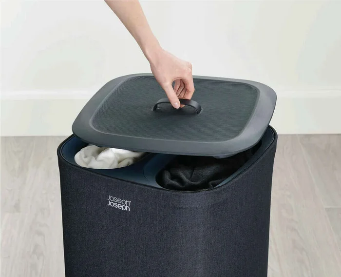 CESTO ORGANIZADOR DE ROPA - NEGRO - 60 LTS - JOSEPH JOSEPH en Negro - Canastos, Uruguay | La Iberica, vista 2