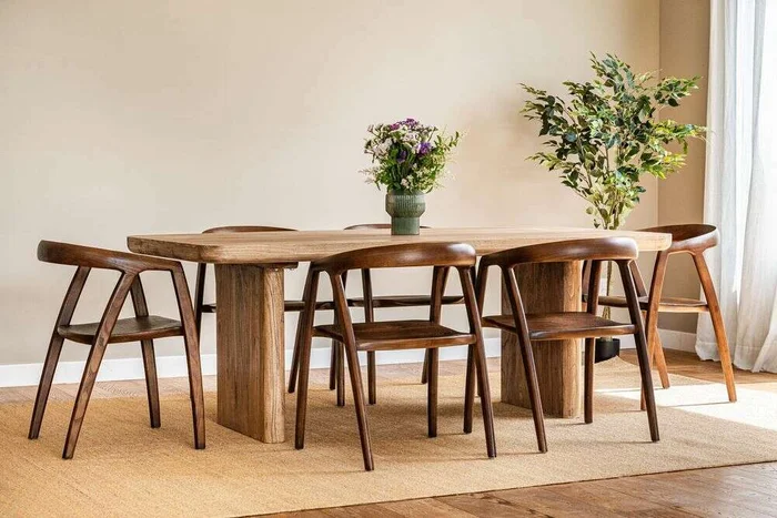 MESA COMEDOR ATHENA - 2.00 X 1.00 MTS en Madera natural - Mesas de comedor, Uruguay | La Iberica