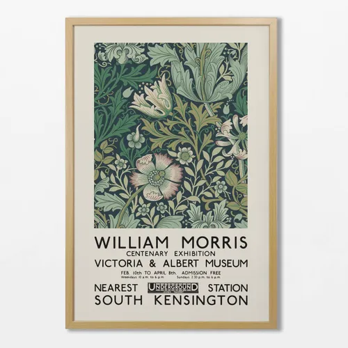 Williams Morris - Centenary exhibition en Multicolor - Láminas, Uruguay | La Cuadrería