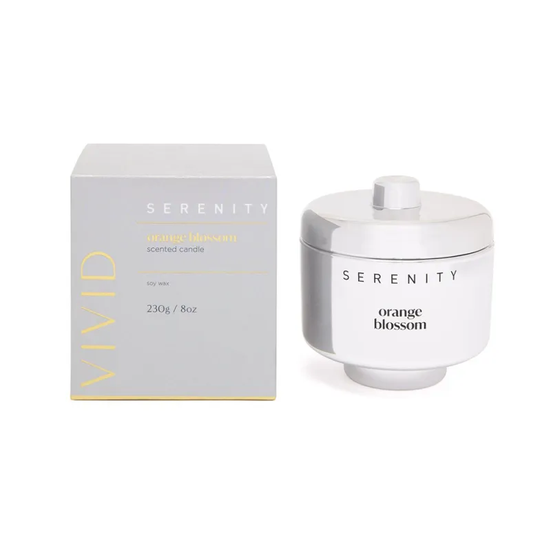 VELA SERENITY 230G NARANJA PERSA Y CASSIS en Naranja - Velas y Portavelas, Uruguay | Koz