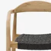 Silla Nina madera maciza - de acacia y cuerda negro en Negro - Sillas, Uruguay | Kavehome, vista 5 de 10