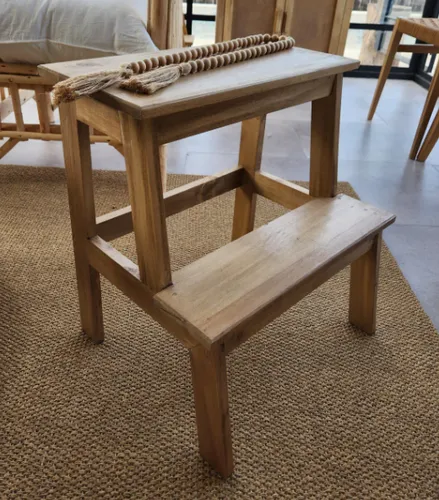 Banqueta Escalera Funcional Paratí en Madera natural - Muebles para el exterior, Uruguay | Decoquadra