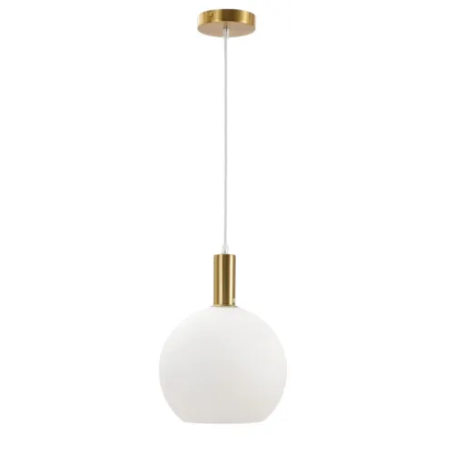 Luminaria Colgante Pireo Medium Blanca ø 25 cm en Blanco - Lámparas colgantes, Uruguay | Serlux