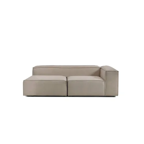 Sillón Nicole Esquinero Doble Derecho - Gris en Beige - Sillones y sofás, Uruguay | Samic