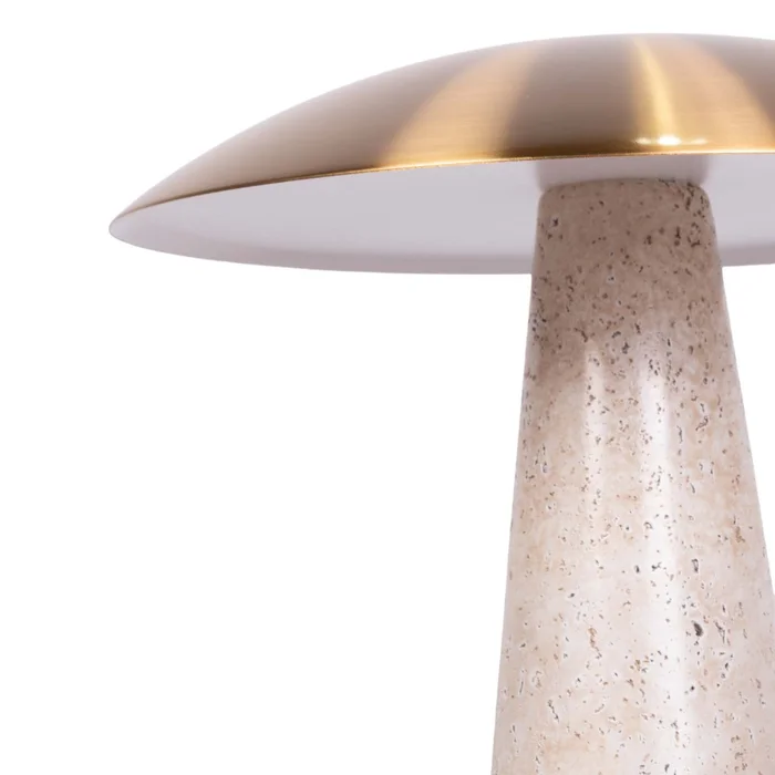 Ml251001/2/3 Metal Natural-beige Lámpara De Mesa en Beige - Iluminación, Uruguay | Divino, vista 3
