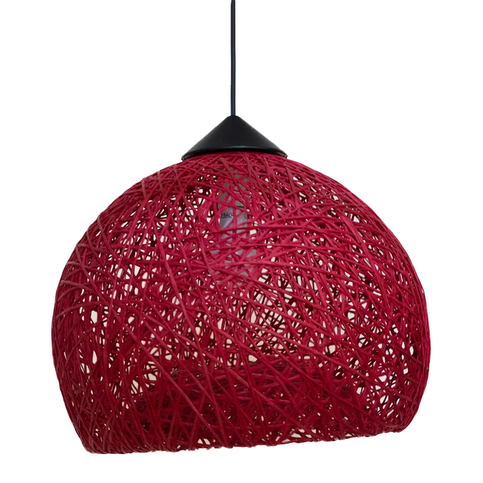Lámpara  Colgante Hongo 40 cm - Hilo de cartón - Lámparas colgantes, Uruguay | Bascu House, vista 3