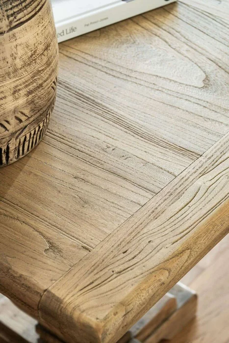 MESA LATERAL ISABEL - OLMO en Madera natural - Mesas de living, Uruguay | La Iberica, vista 4