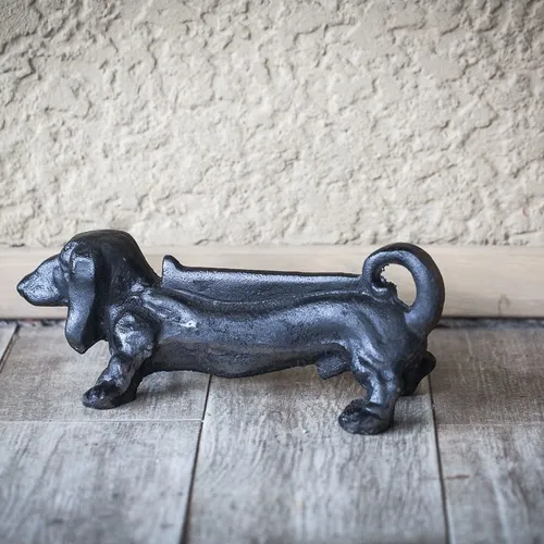 Perro Salchicha - Zainas en Negro - Textiles, Uruguay | Zainas