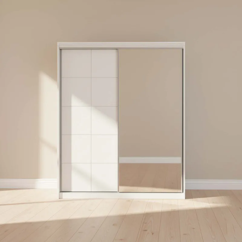 Ropero Placard 2 Puertas Mdf Blanco South en Blanco - Roperos y placares, Uruguay | Divino