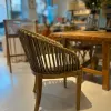 Silla teca y mimbre - Sillas, Uruguay | FMB, vista 2 de 6