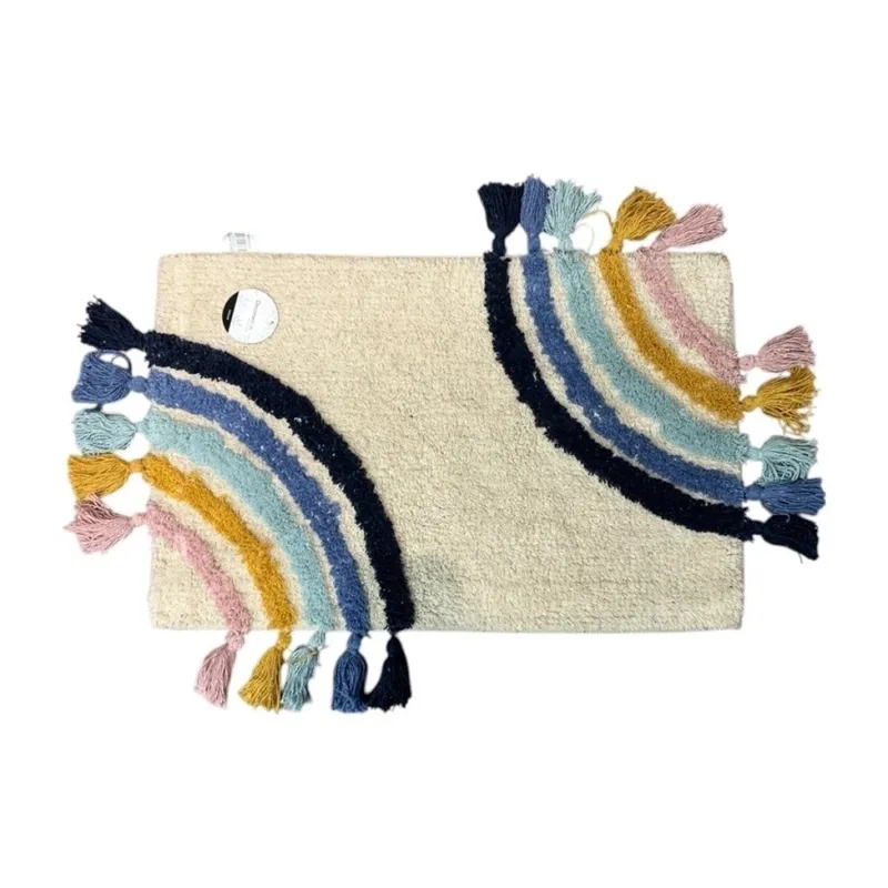 ALFOMBRA RECT POP 40X60CM DOBLE ARCOÍRIS - Textiles, Uruguay | Decohogar