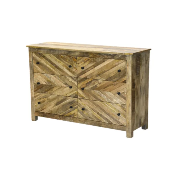 A-166 Cómoda 130x40x85 en Madera natural - Cómodas, Uruguay | Victoriana