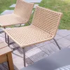 Butaca en cuerda náutica y aluminio en Beige - Butacas, banquetas y puffs, Uruguay | Entrecasa, vista 3 de 5