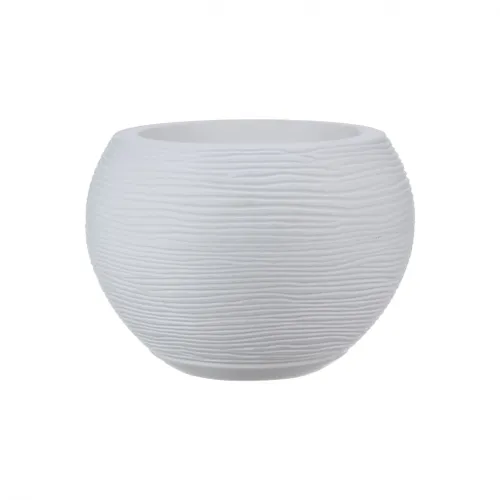 MACETA 17X19CM FLORENCA SISAL BLANCA en Blanco - Macetas, Uruguay | Decohogar