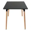 Mesa Eames Rectangular - Negro en Negro - Mesas de comedor, Uruguay | La Cueva Muebles, vista 6 de 12