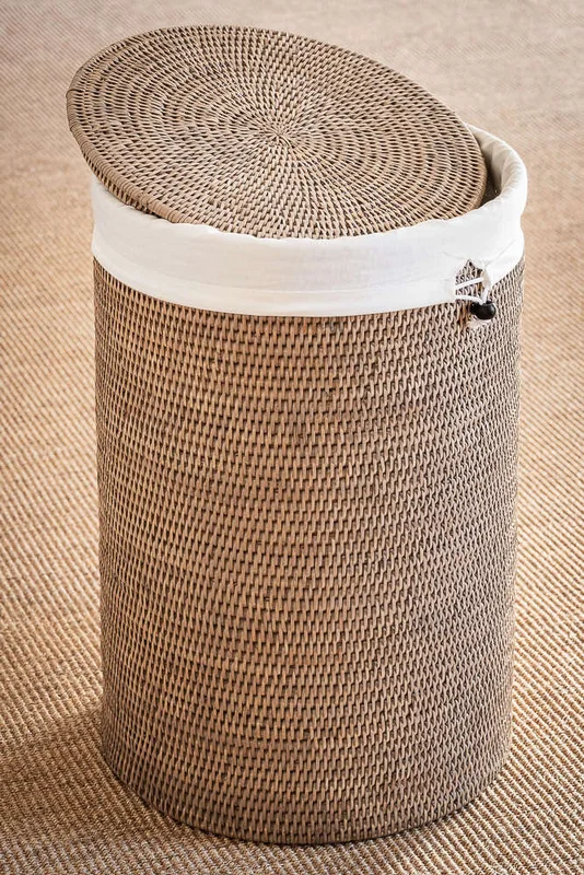 CESTO ROPA RATTAN - NUDE en Marrón - Canastos, Uruguay | La Iberica, vista 4
