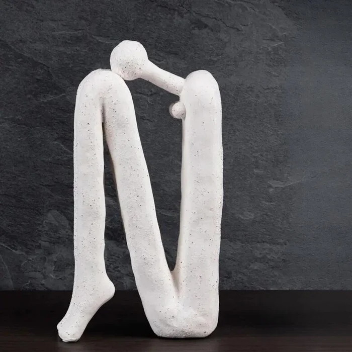 ESCULTURA SERPENTINE Blanco en Blanco - Decoración, Uruguay | Viasono