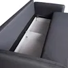 Sofá Cama Tela Gris Arizona Grafito en Gris - Sillones y sofás, Uruguay | Divino, vista 5 de 10