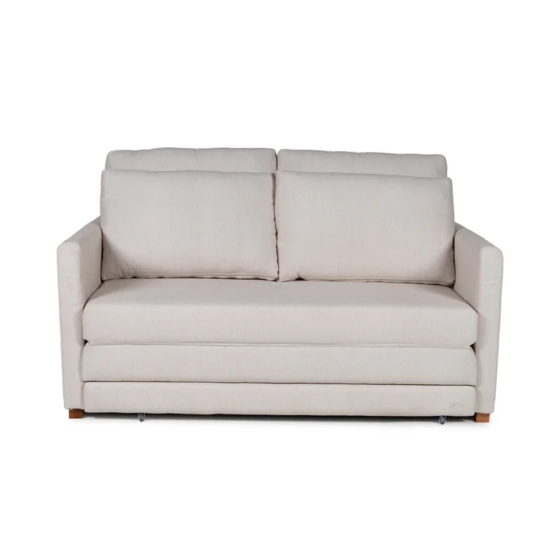 Sofá Cama Niki - Tela Rústica - 9831 (Parma Beige) en Beige - Sillones y sofás, Uruguay | Nyr, vista 6