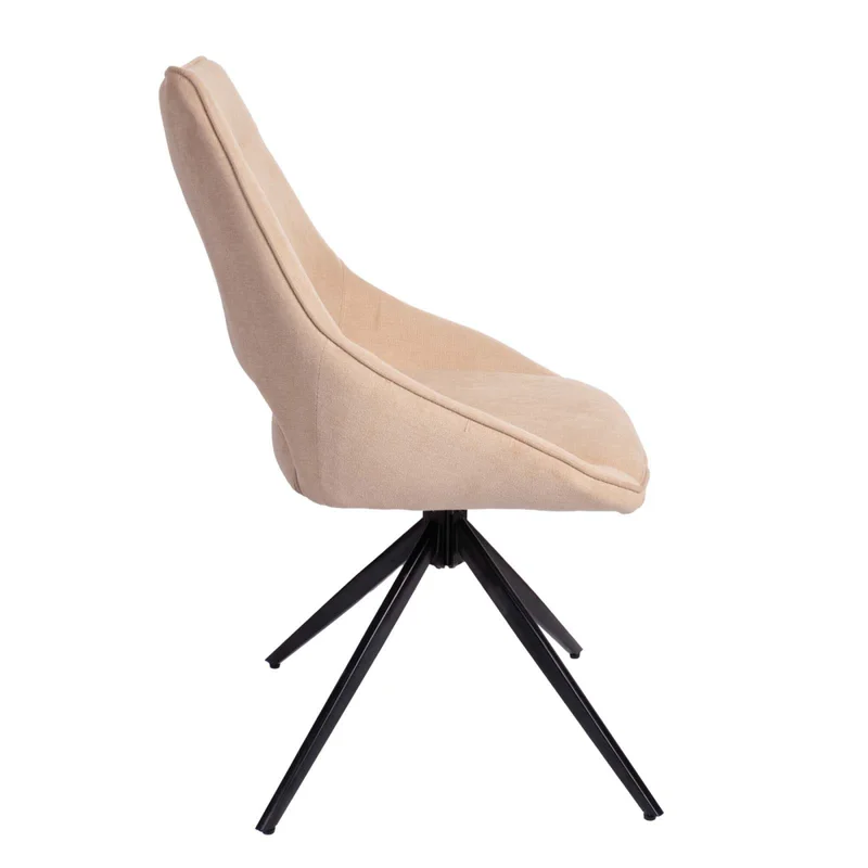 Silla De Oficina Tela-y-polipropileno Verde Christie en Beige - Sillas de escritorio, Uruguay | Divino, vista 4