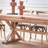 MESA COMEDOR EXTENSIBLE - 2.00 A 2.80 MTS - OLMO en Madera natural - Mesas de comedor, Uruguay | La Iberica, vista 3 de 12