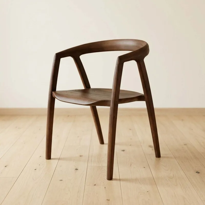 Silla De Comedor Madera Marron Mónica en Marrón - Sillas, Uruguay | Divino
