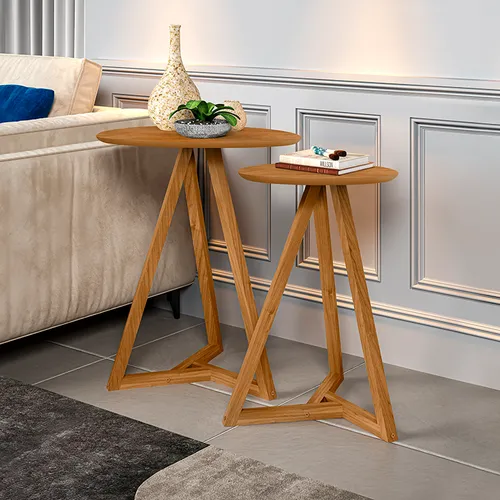 Conjunto de Mesas Lateral Classic - Linea Ares - Mesas de living, Uruguay | Balton