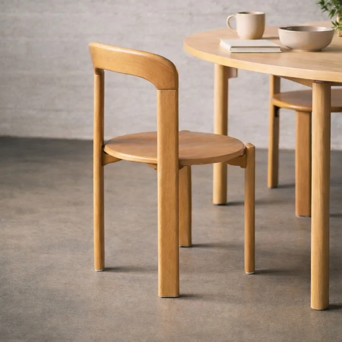 Silla Rey en Madera natural - Sillas, Uruguay | Samic, vista 2