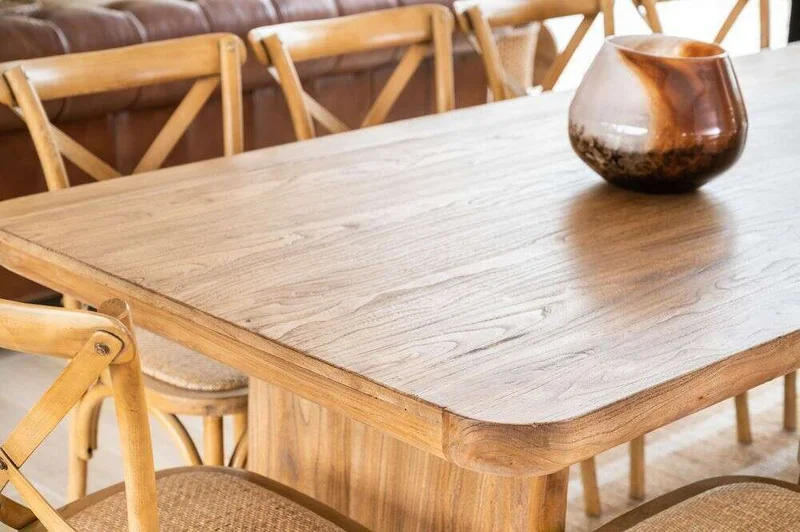 MESA COMEDOR ATHENA - 2.50 X 1.00 MTS en Madera natural - Mesas de comedor, Uruguay | La Iberica, vista 10