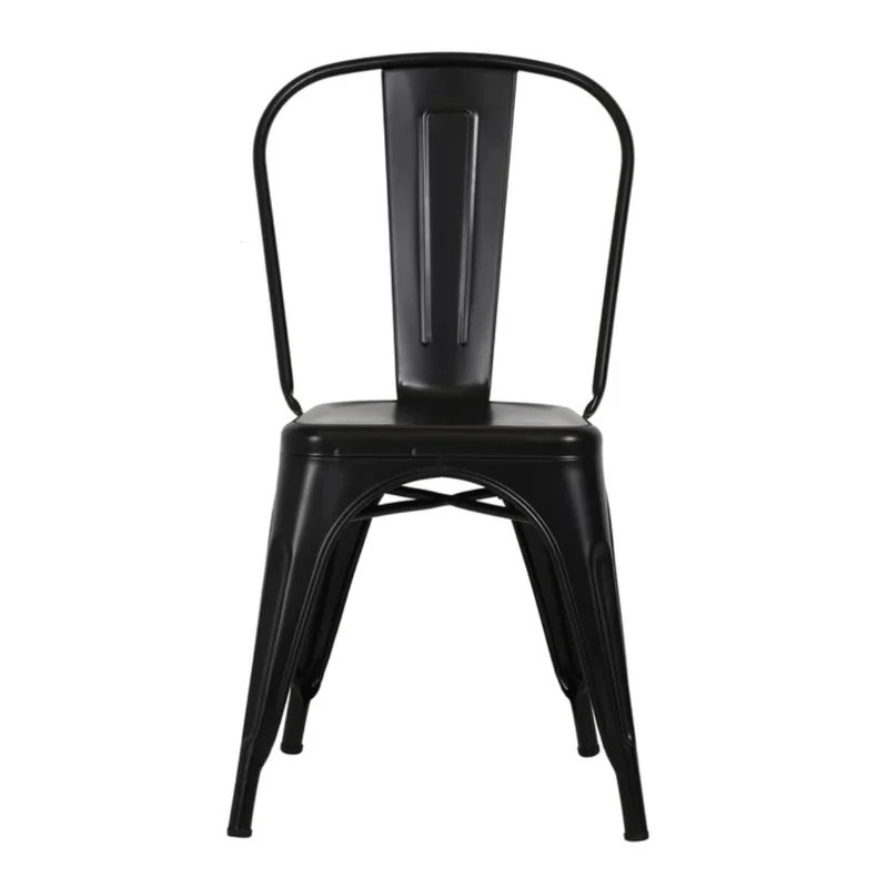 Silla Clásica Tolix - Negro en Negro - Sillas, Uruguay | Rústico Hogar, vista 3