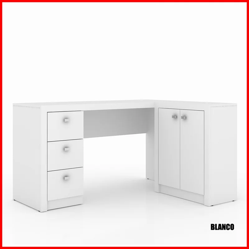 Escritorio esquinero con armario – ME 4102 – 4103 - Escritorios y sillas de escritorio, Uruguay | Punto Unión, vista 3