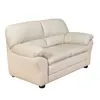 Sillón 2 Cuerpos Cuero Natural-beige Florencia Crudo en Blanco - Sillones y sofás, Uruguay | Divino, vista 2 de 7