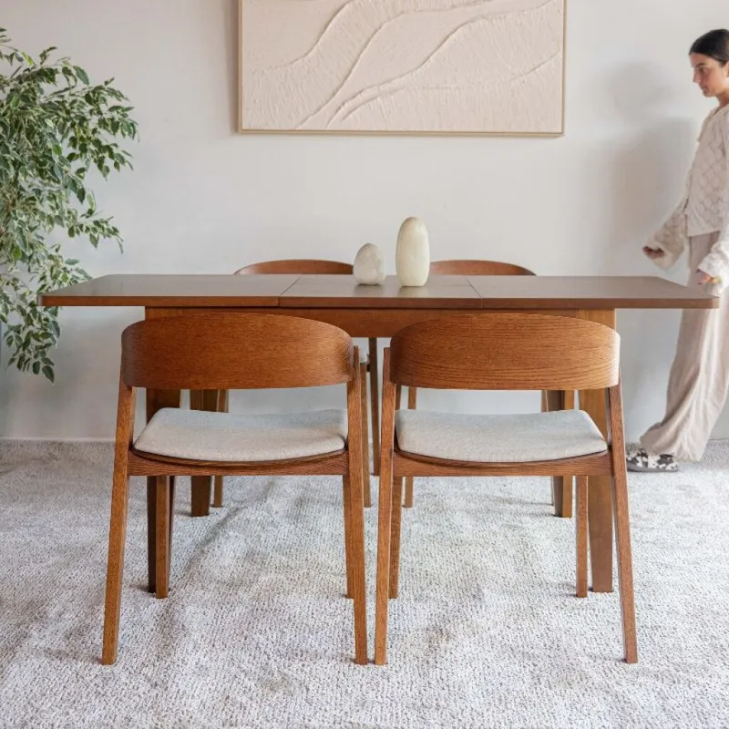 Mesa Toscana - 1,60 en Madera natural - Mesas de comedor, Uruguay | Fábrica Italiana