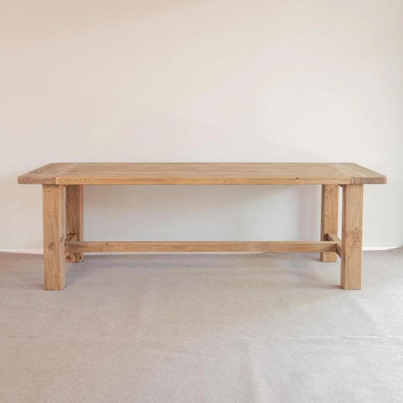Mesa de Comedor Romana / Madera Reciclada en Madera natural - Mesas de comedor, Uruguay | Fábrica Italiana, vista 3