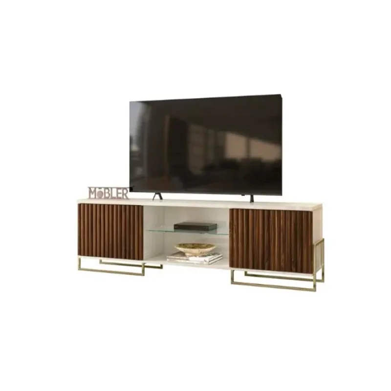 Rack Metalic Línea París en Multicolor - Muebles para TV, Uruguay | Ecowood