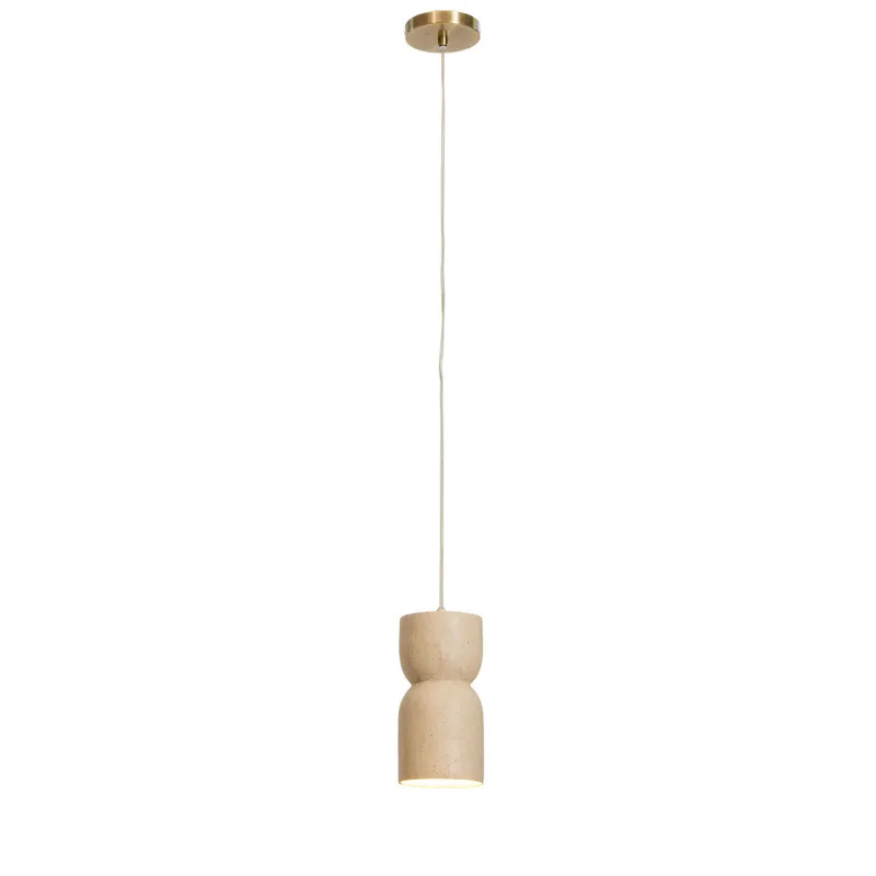 Lámpara De Techo Stone Natural/beige Piedra Fm7ubsrscl en Blanco - Lámparas colgantes, Uruguay | Divino