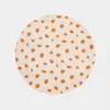 Alfombra redonda Tandani de algodón beige - con diseño de guepardo naranja Ø 100 cm en Beige - Textiles, Uruguay | Kavehome, vista 1 de 5