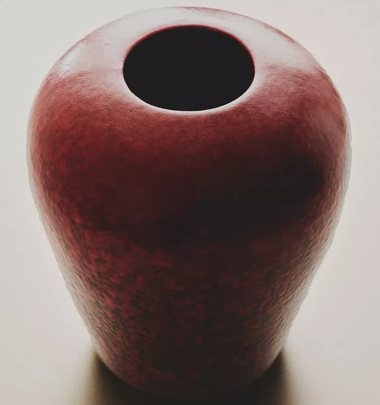 JARRÓN GRES ROJO OVALADO en Rojo - Jarrones, Uruguay | Zara Home