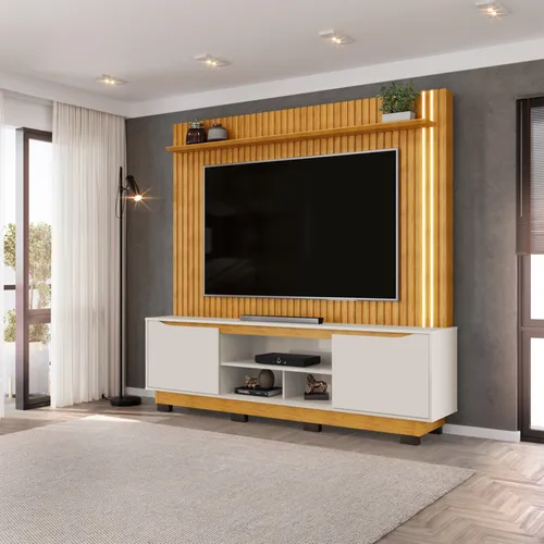 Rack Home enzo - Moderna Hogar en Marrón - Muebles para TV, Uruguay | Moderna Hogar