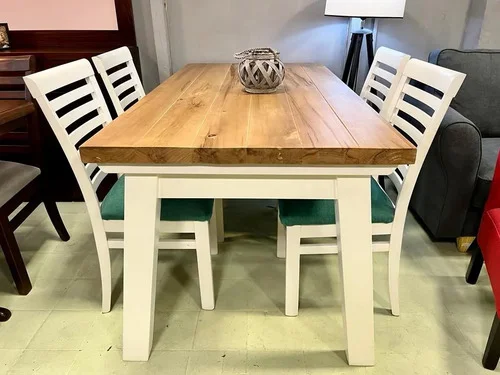 Juego Comedor 4 Sillas Madera Maciza Holandesa 140x85 Ozark A Eleccion en A Eleccion - Mesas de comedor, Uruguay | Ozark Home, vista 4