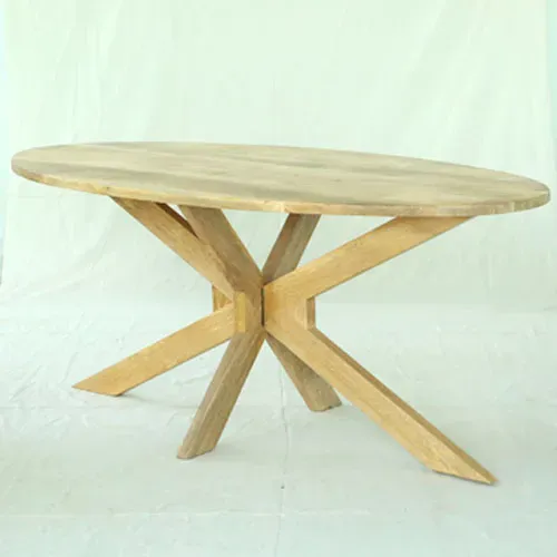 M168X Mesa Plegable en Madera natural - Mesas de comedor, Uruguay | Victoriana