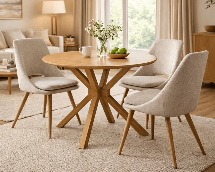 MESA GÉNOVA en Madera natural - Mesas de comedor, Uruguay | Forum Design, vista 2