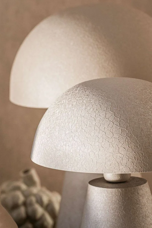 LAMPARA LIPA TEXTURADA CREMA - 50 CMS en Blanco - Lámparas colgantes, Uruguay | La Iberica, vista 4