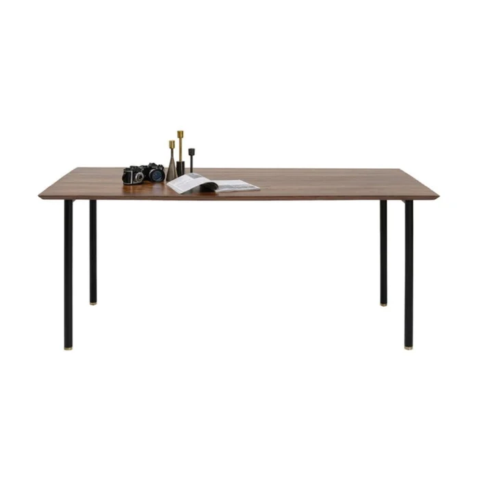 MESA RAVELLO 200x100x76CM BASE NEGRA en Negro - Mesas de arrimo, Uruguay | Koz