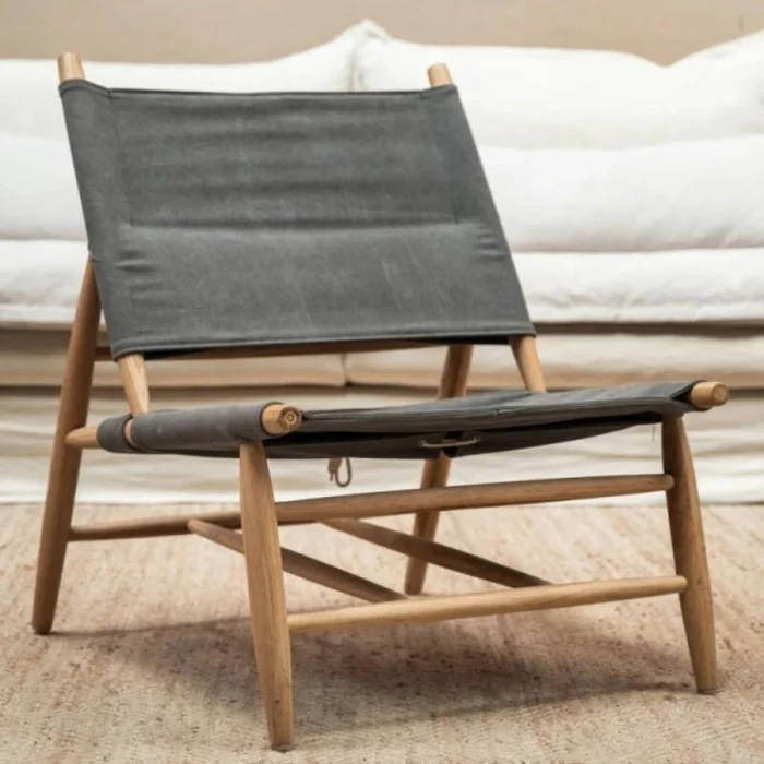 Butaca - madera de Roble - Gris en Gris - Sillones y sofás, Uruguay | Ecowood, vista 2